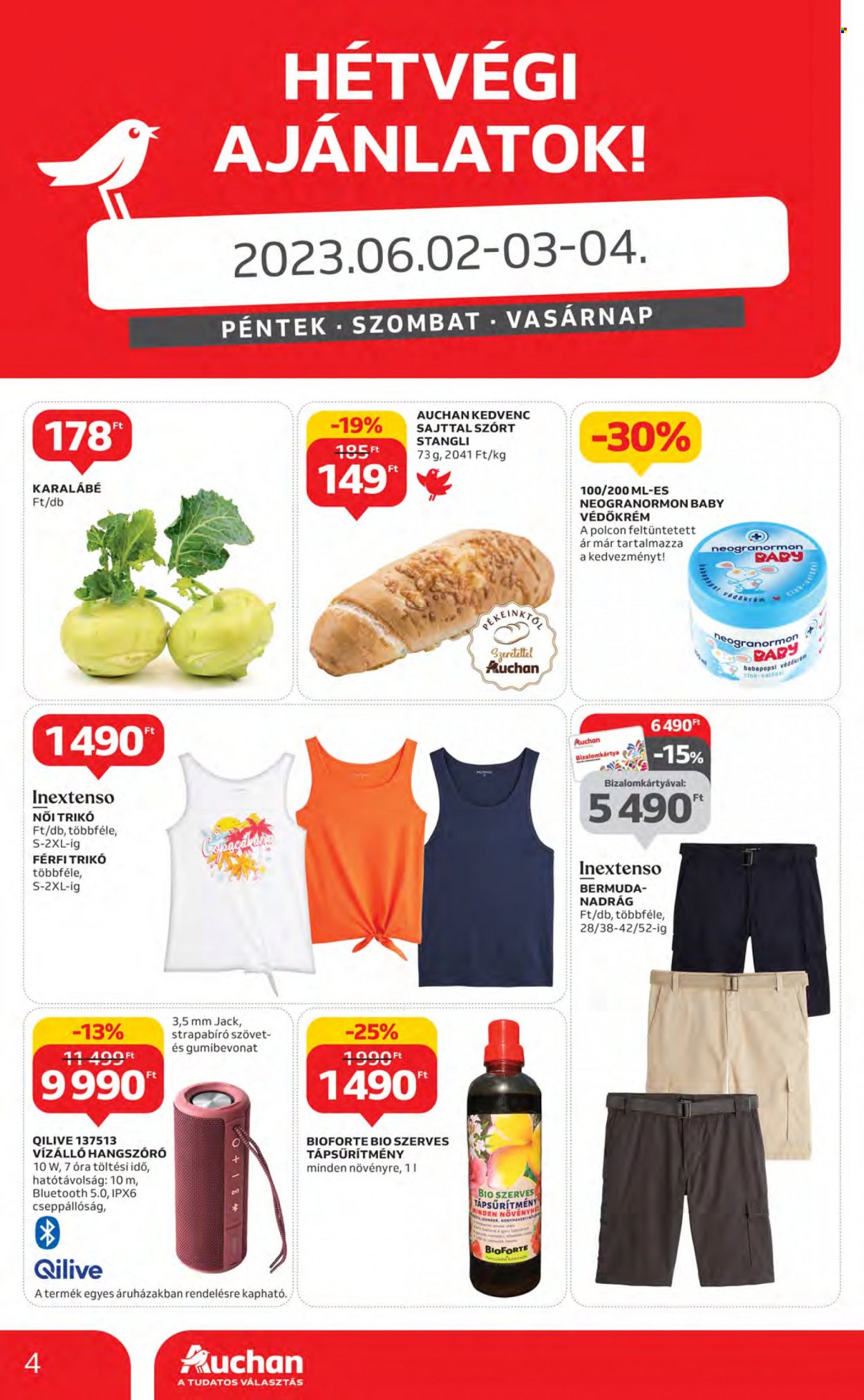 Auchan akciós újság érvényes:  - 2023.06.01 - 2023.06.07. 4. oldal