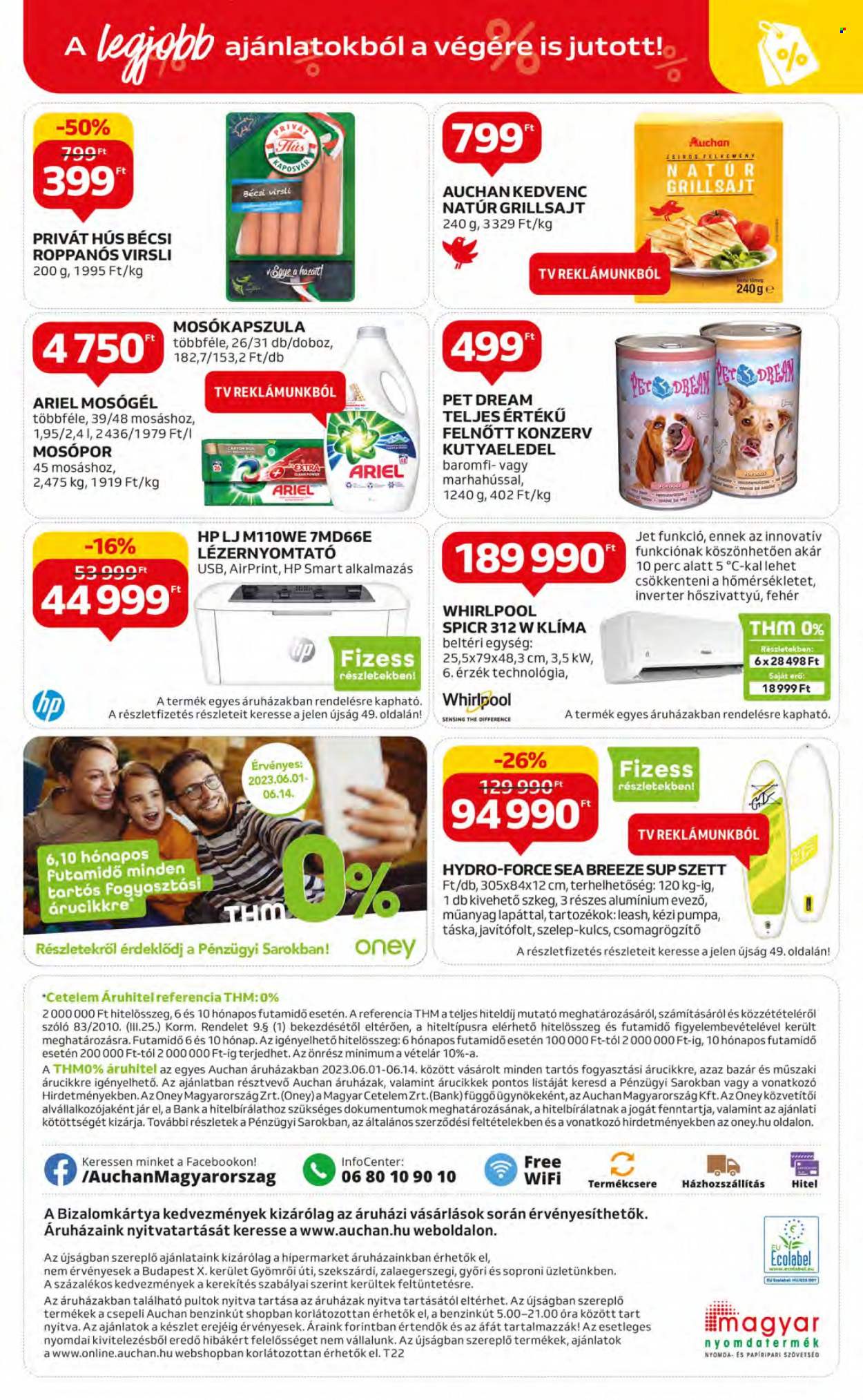 Auchan akciós újság érvényes:  - 2023.06.01 - 2023.06.07. 62. oldal