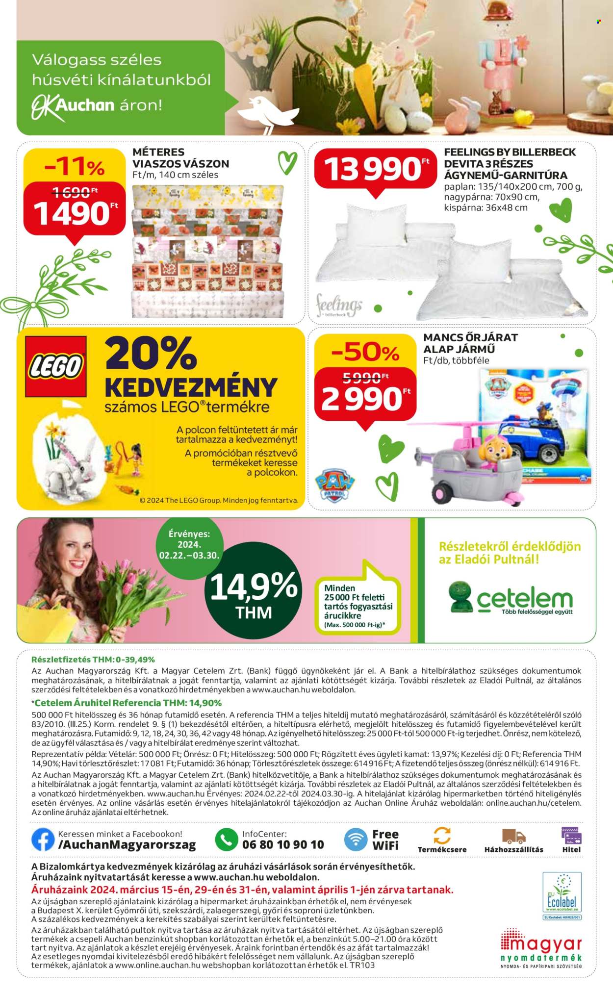 Auchan akciós újság érvényes:  - 2024.02.22 - 2024.03.30. 14. oldal