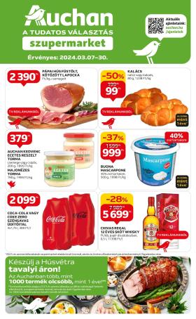 Auchan - Szupermarket húsvéti élelmiszer ajánlatok