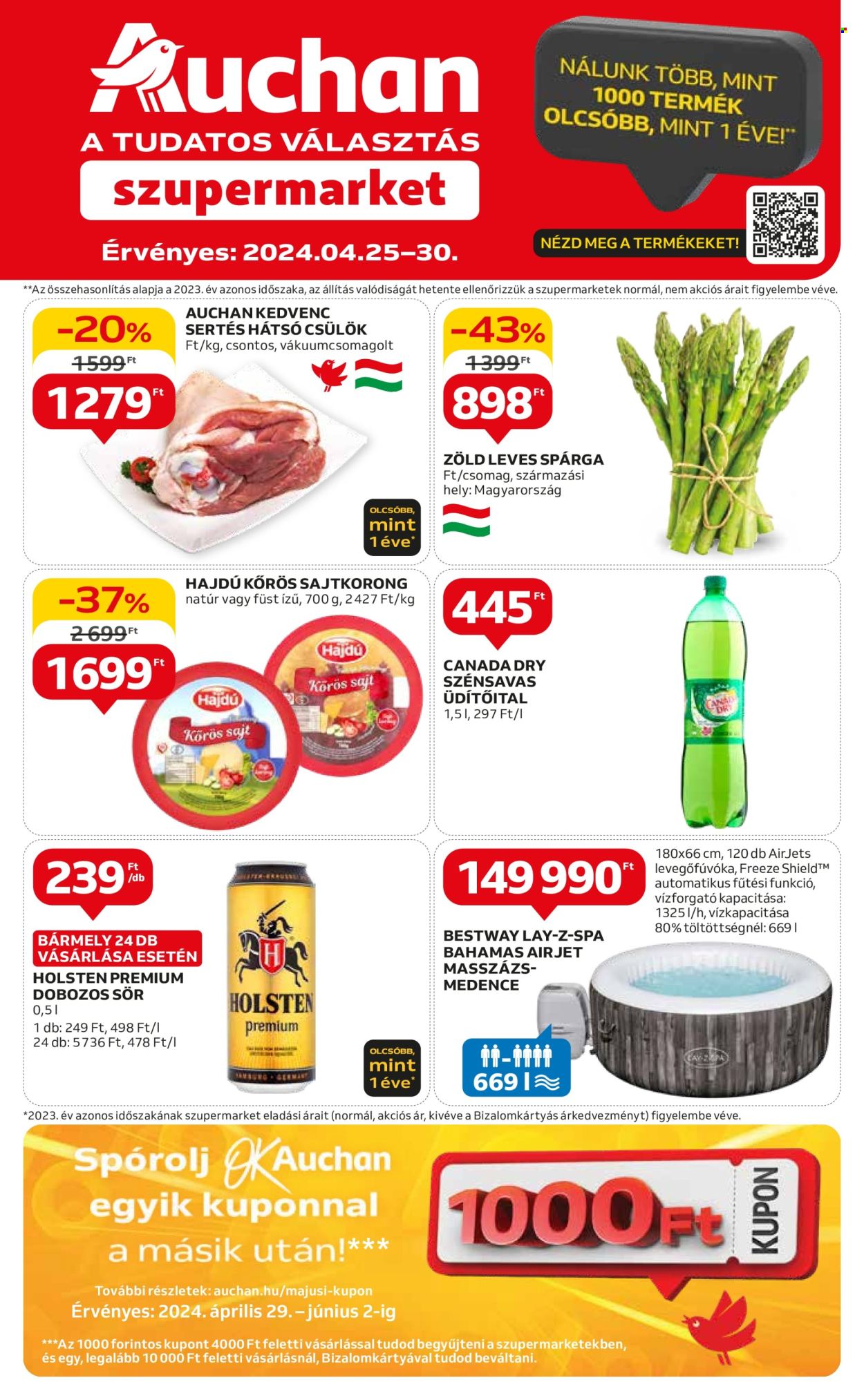 Auchan akciós újság érvényes:  - 2024.04.25 - 2024.04.30. 1. oldal