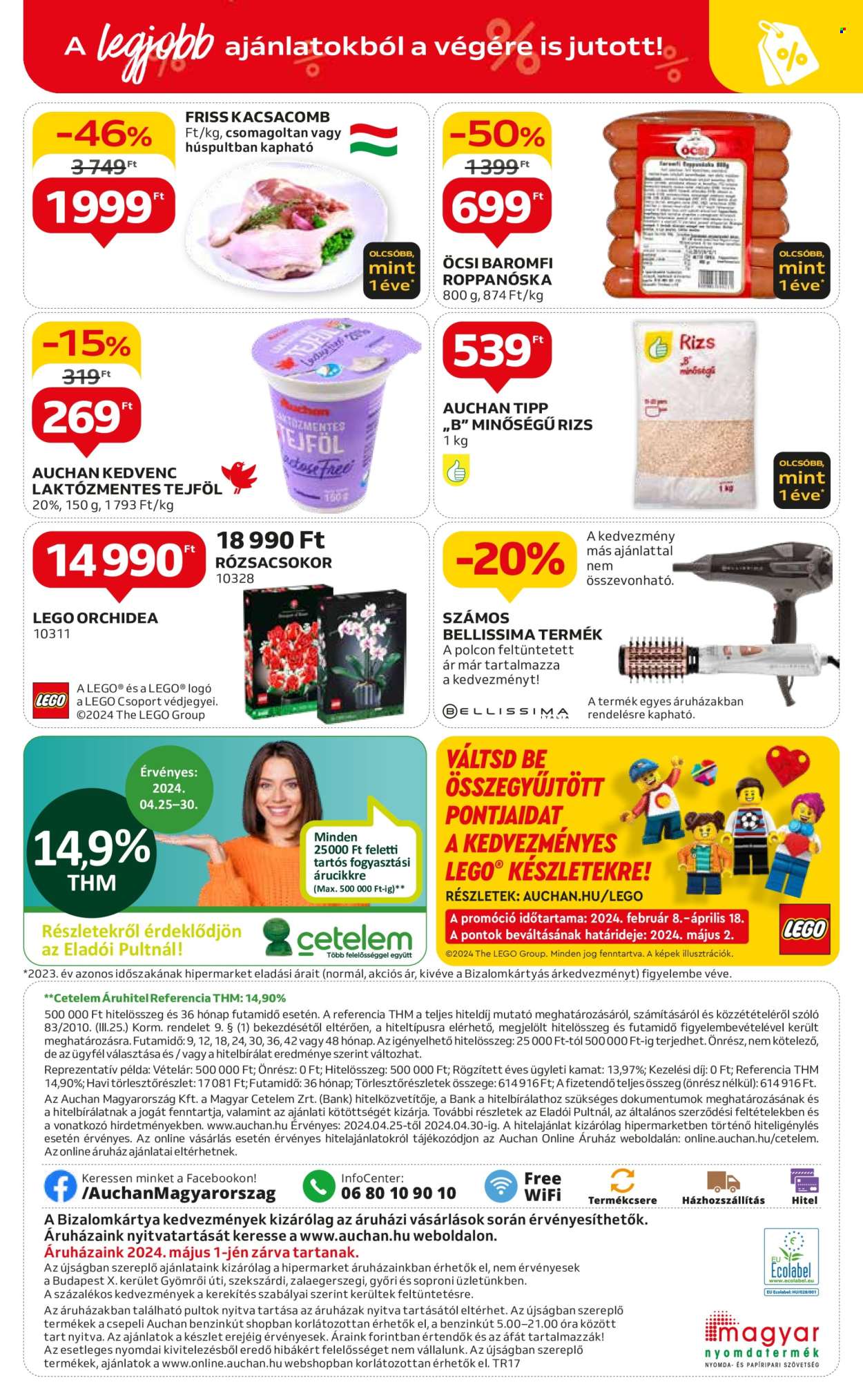 Auchan akciós újság érvényes:  - 2024.04.25 - 2024.04.30. 48. oldal