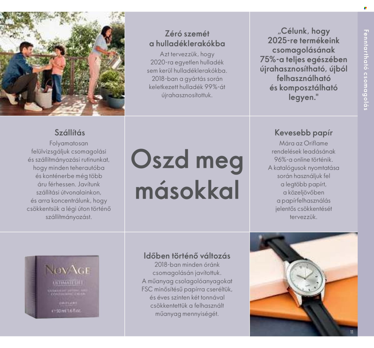 Oriflame akciós újság érvényes: . 11. oldal Oldal 11