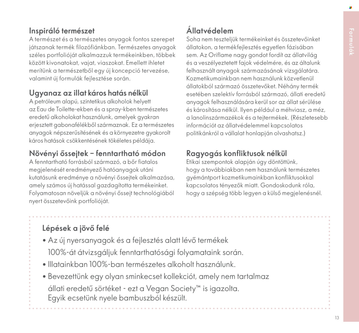 Oriflame akciós újság érvényes: . 13. oldal Oldal 13