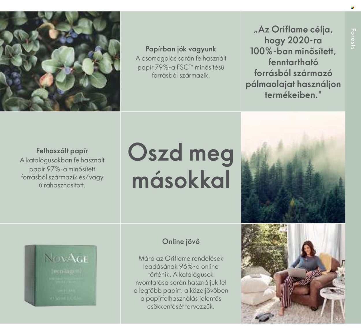 Oriflame akciós újság érvényes: . 27. oldal Oldal 27