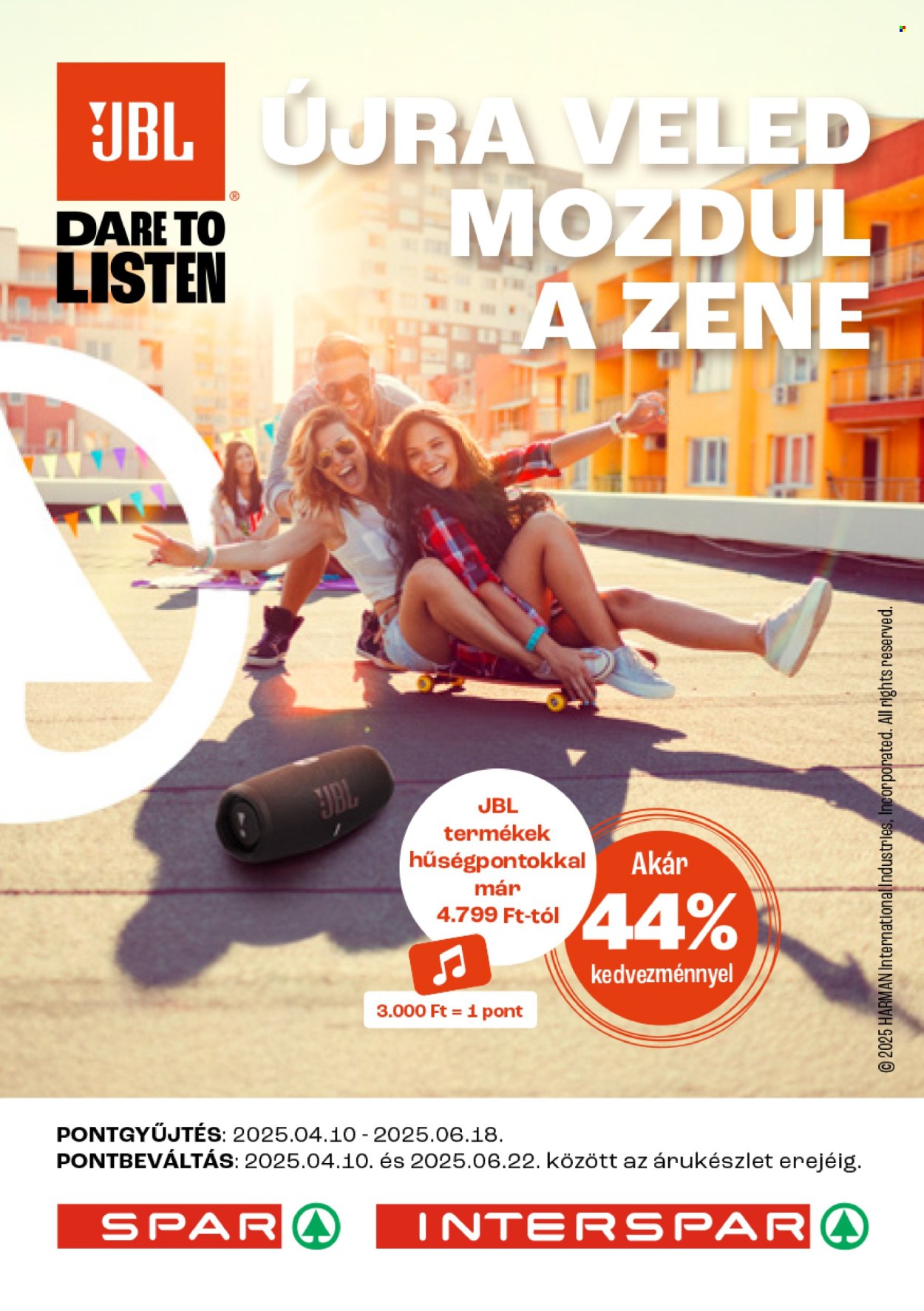 SPAR akciós újság érvényes:  - 2025.04.10 - 2025.06.22. 1. oldal