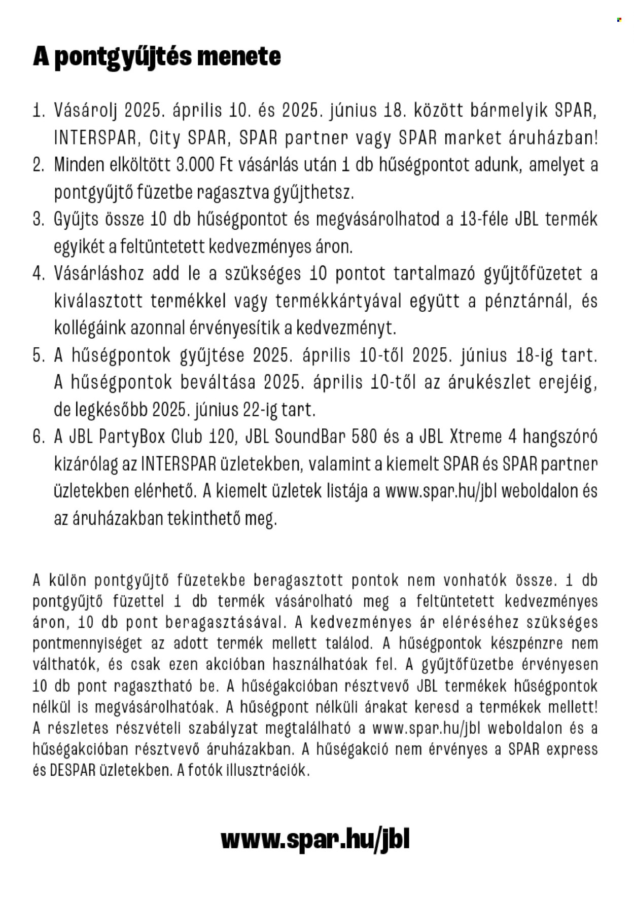SPAR akciós újság érvényes:  - 2025.04.10 - 2025.06.22. 3. oldal