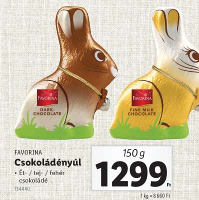 FAVORINA Csokoládényúl