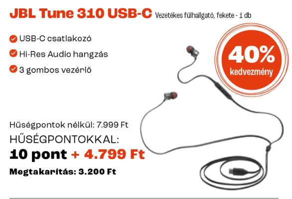 JBL Tune 310 USB-C