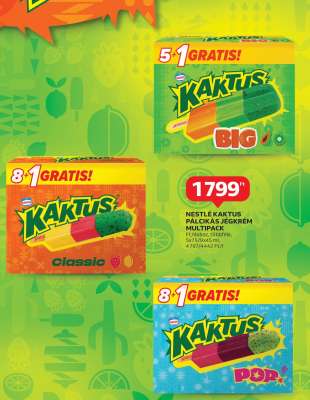 NESTLÉ KAKTUS PÁLCIKÁS JÉGKRÉM MULTIPÁCK