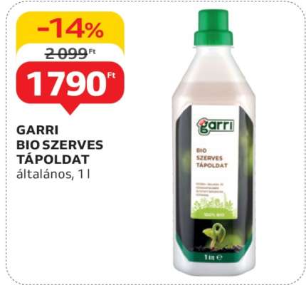 GARRI BIO SZERVES TÁPOLDAT
