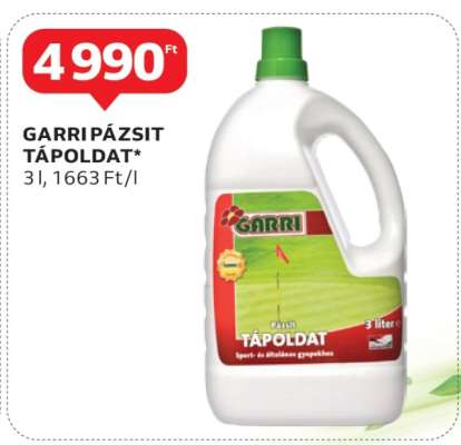 GARRI PÁZSIT TÁPOLDAT