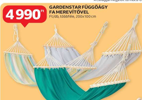 GARDENSTAR FÜGGŐÁGY FA MEREVÍTŐVEL