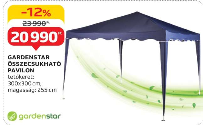 GARDENSTAR Összecsukható Pavilon