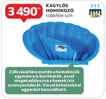 Kagylós Homokozó