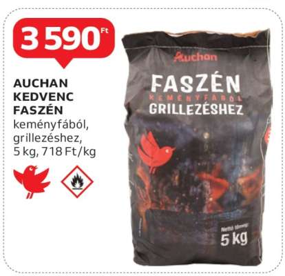 Auchan Kedvenc Faszén