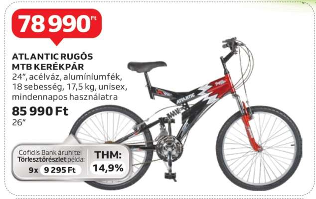 ATLANTIC RUGÓS MTB KERÉKPÁR