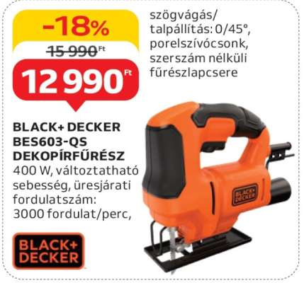 BLACK+DECKER BES603-QS Dekopírfűrész