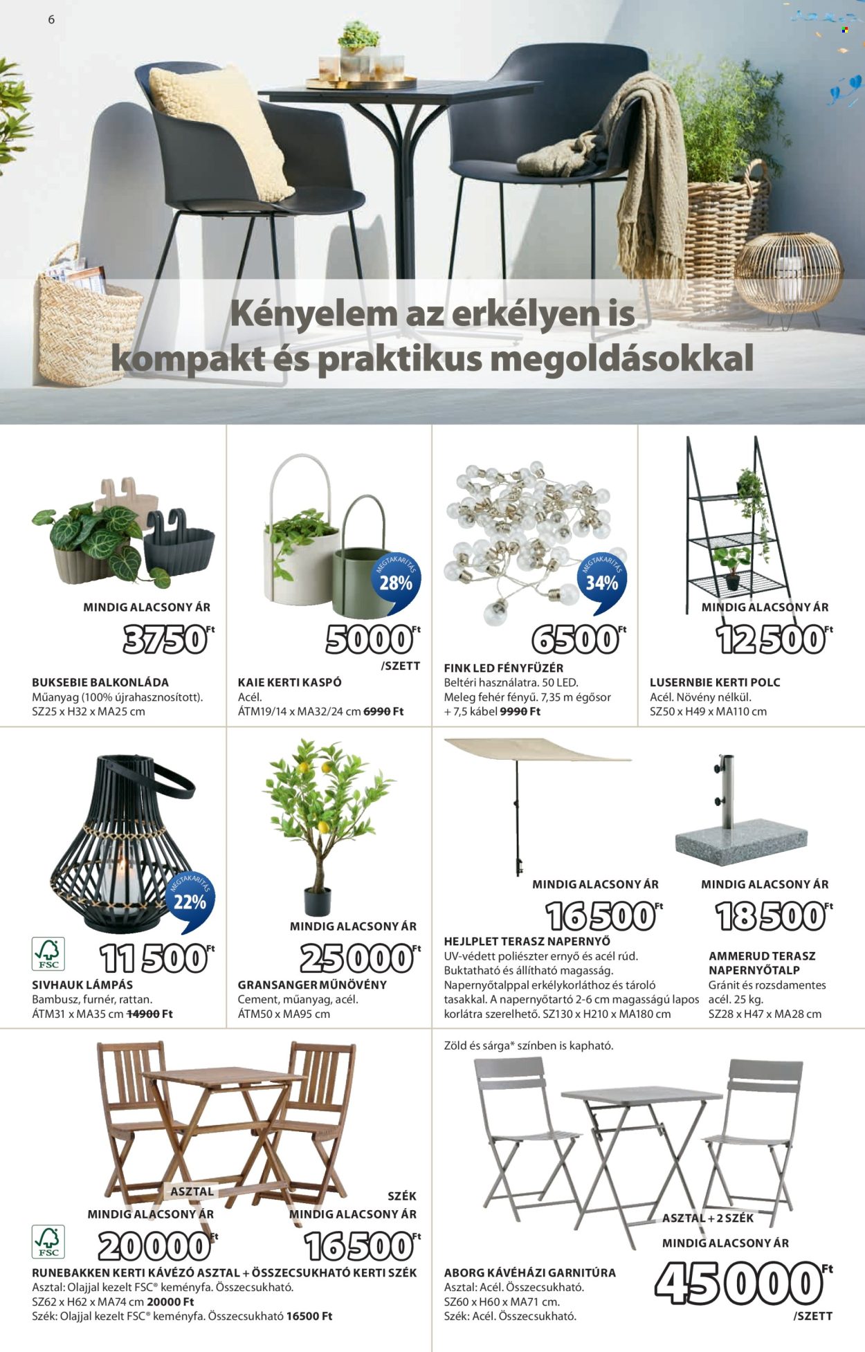 JYSK akciós újság érvényes:  - 2025.04.23 - 2025.05.18. 7. oldal