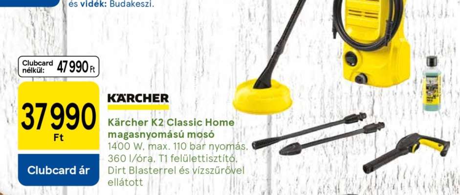 Kärcher K2 Classic Home magasnyomású mosó