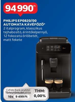 PHILIPS EP0820/00 Automata Kávéfőző