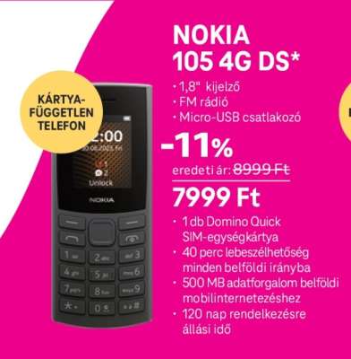 NOKIA 105 4G DS