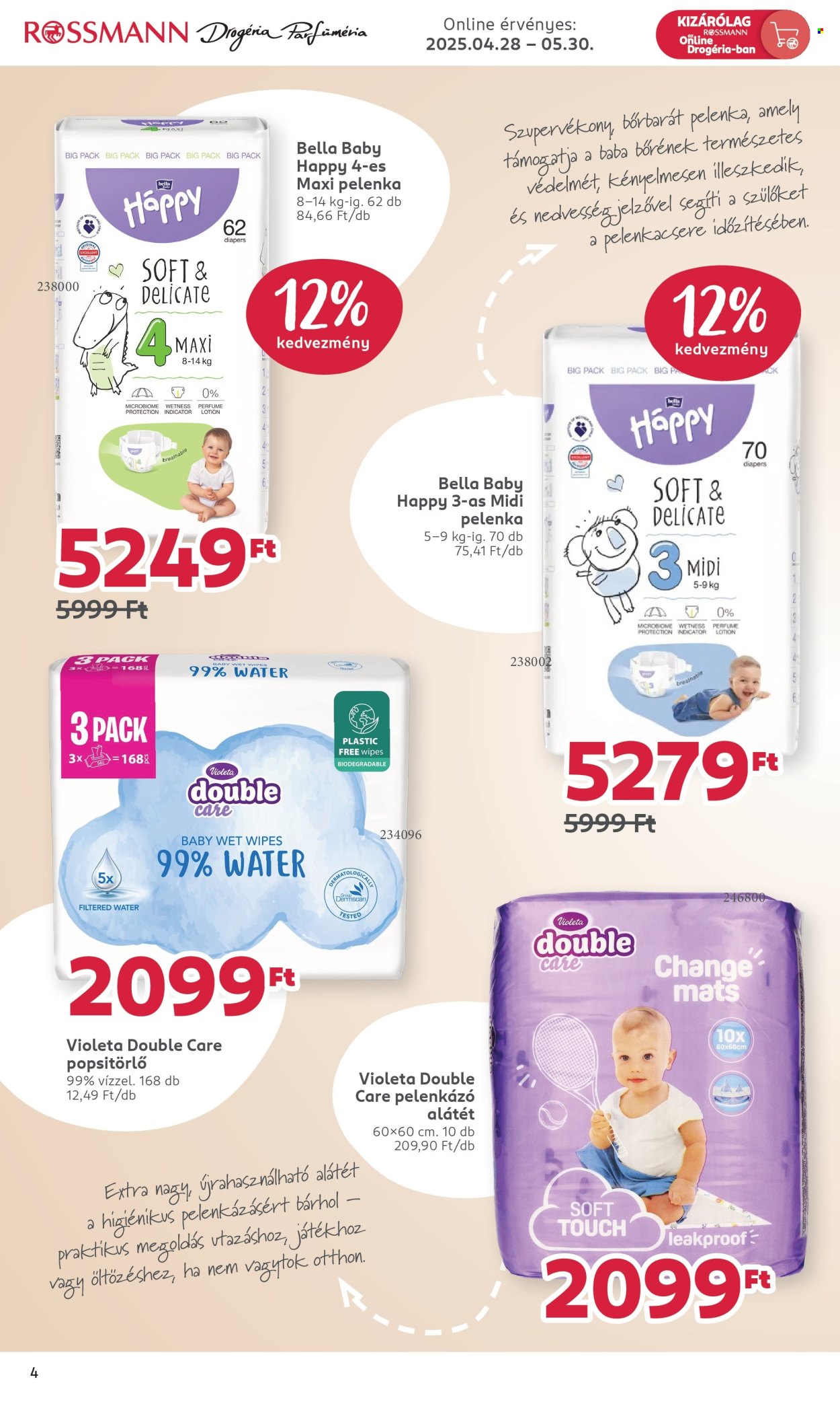 Rossmann akciós újság érvényes:  - 2025.04.28 - 2025.05.30. 4. oldal
