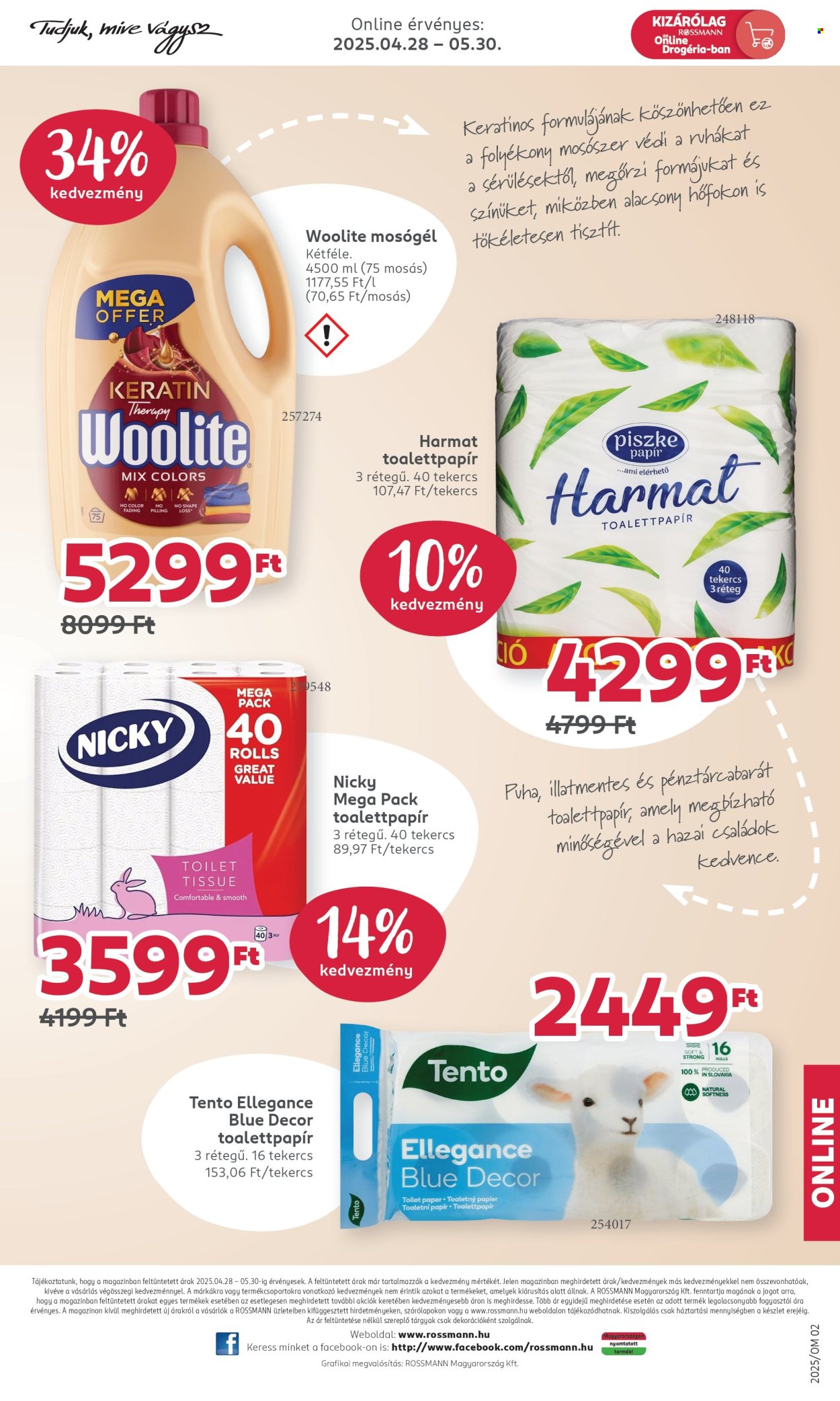 Rossmann akciós újság érvényes:  - 2025.04.28 - 2025.05.30. 7. oldal