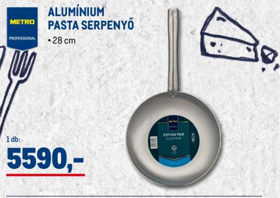 Alumínium Pasta Serpenyő