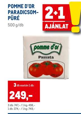Pomme d'Or Paradicsompüré