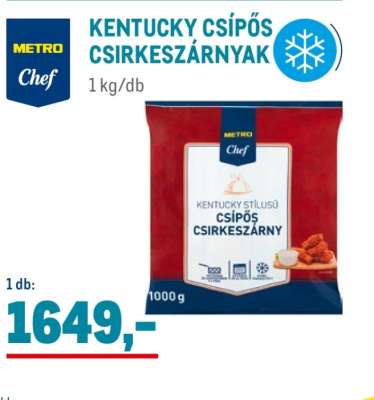 KENTUCKY CSÍPŐS CSIRKESZÁRNYAK