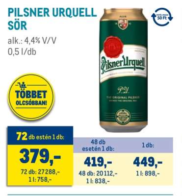Pilsner Urquell sör