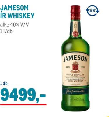 JAMESON Ír whiskey*