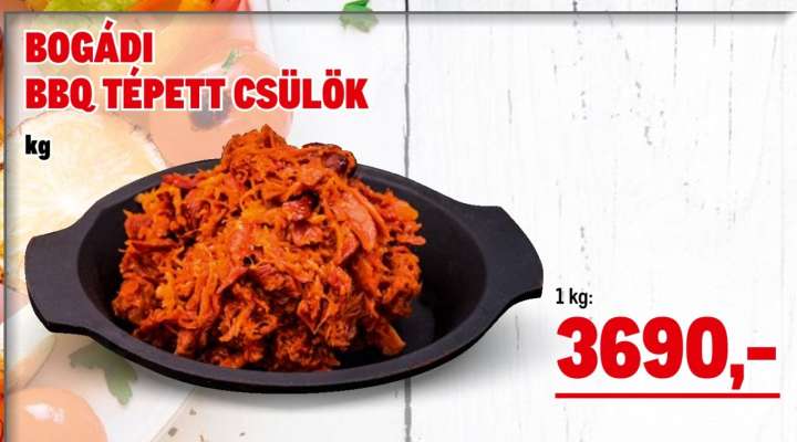 BOGÁDI BBQ TÉPETT CSÜLÖK