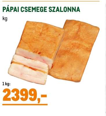 Pápai Csemege Szalonna