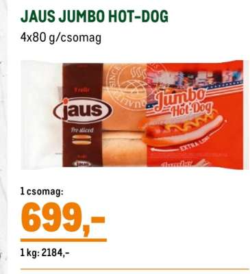 JAUS JUMBO HOT-DOG