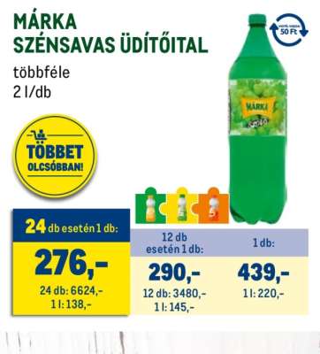 Márka Szénsavas Üdítőital