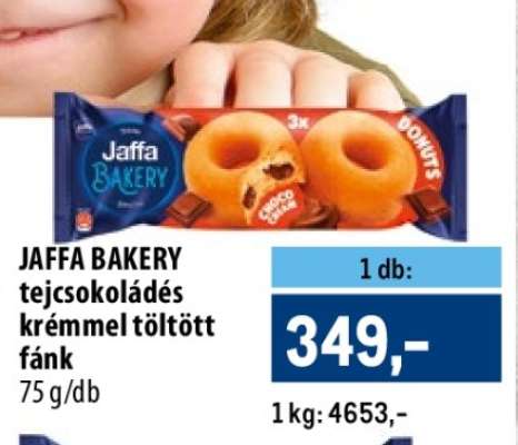 JAFFA BAKERY tejcsokoládés krémmel töltött fánk