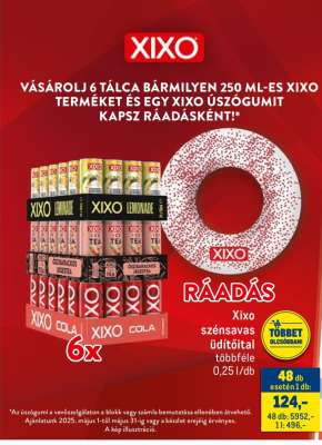XIXO SZÉNSAVAS ÜDÍTŐITAL