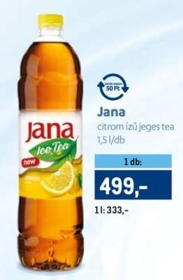 Jana citrom ízű jeges tea