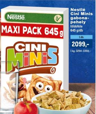 Nestlé Cini Minis gabonapehely