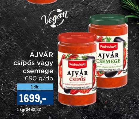 Ajvár csípős vagy csemege