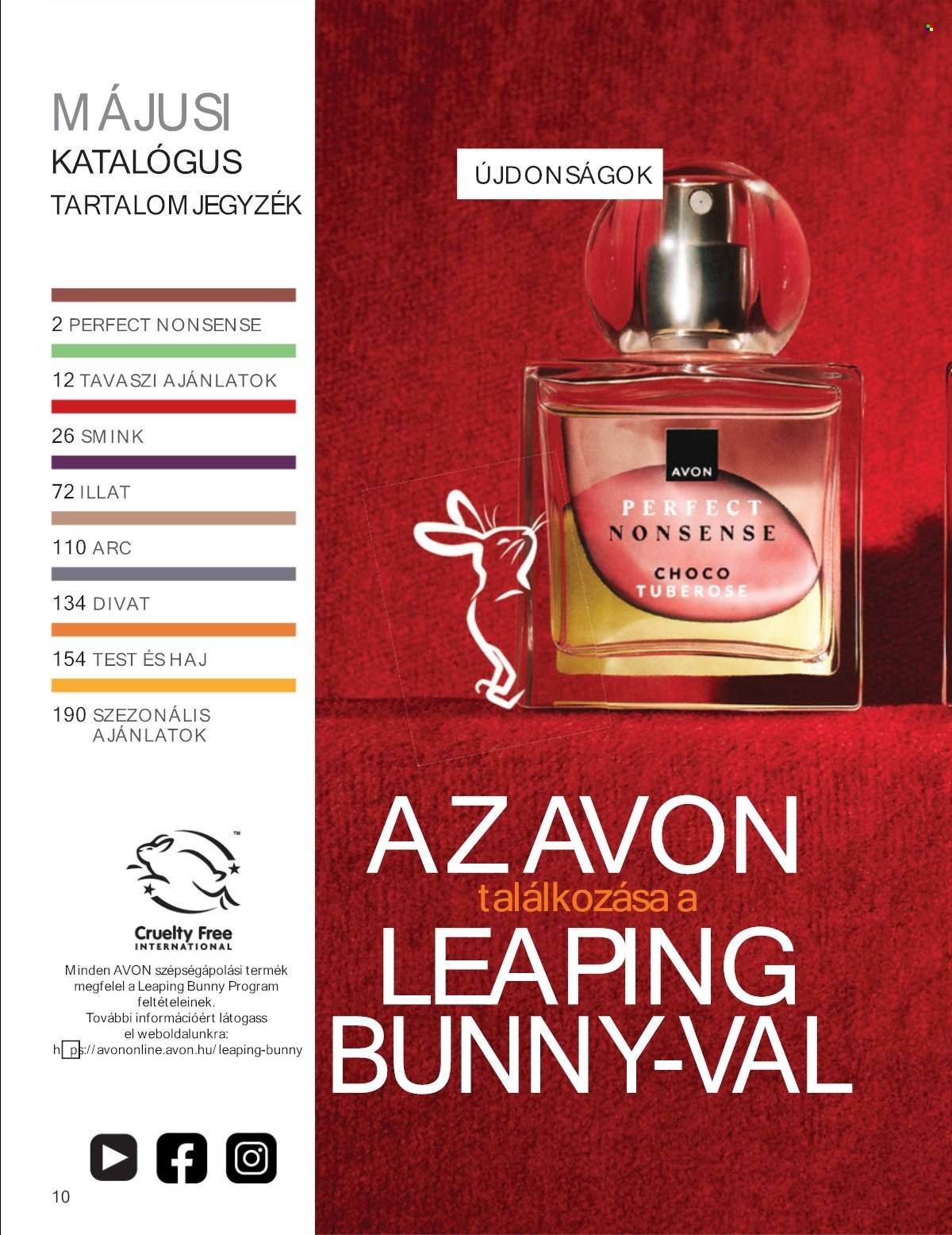 Avon akciós újság érvényes:  - 2025.05.01 - 2025.05.31. 10. oldal