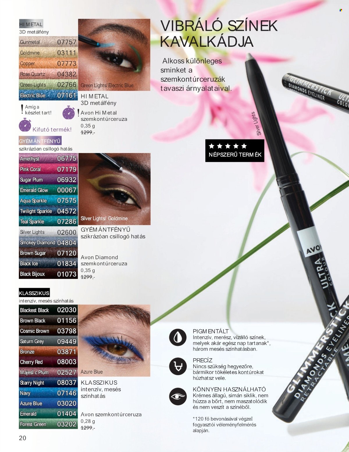 Avon akciós újság érvényes:  - 2025.05.01 - 2025.05.31. 20. oldal