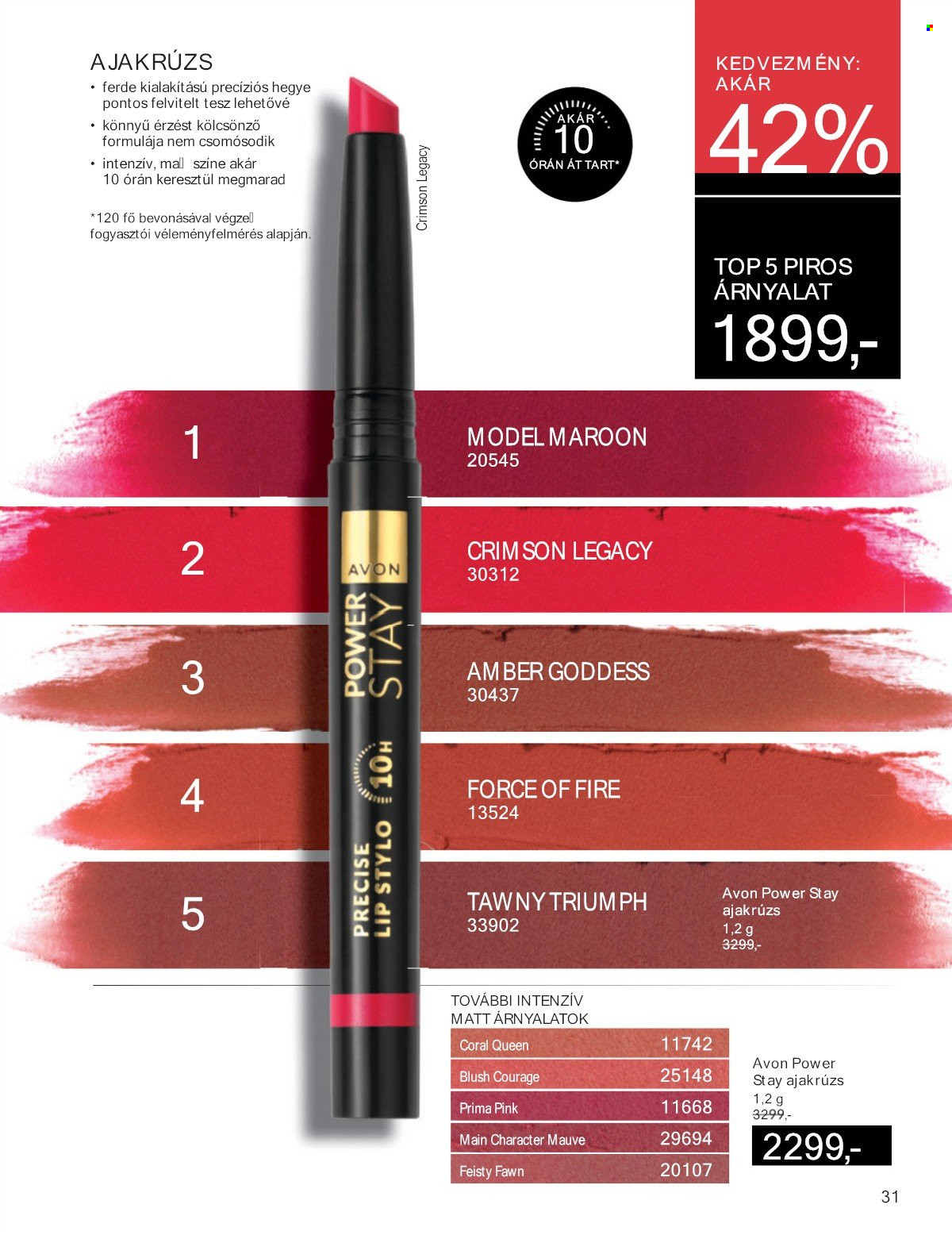 Avon akciós újság érvényes:  - 2025.05.01 - 2025.05.31. 31. oldal