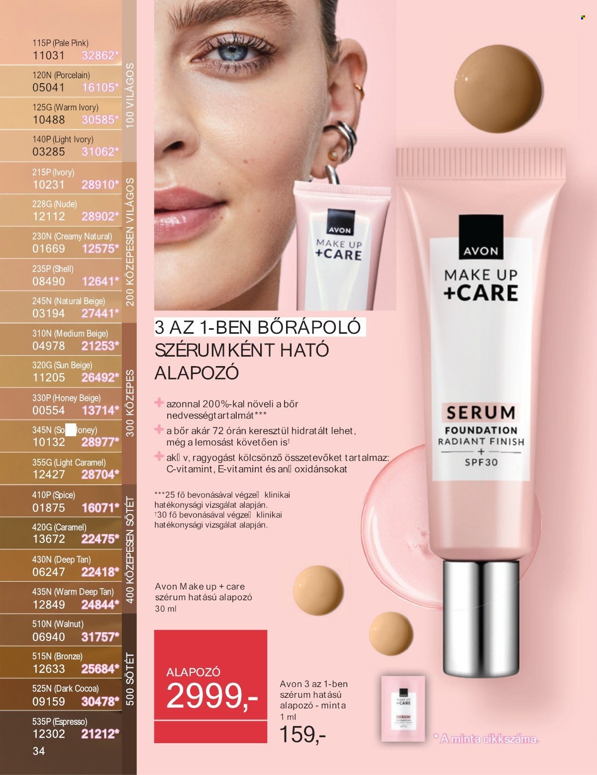 Avon akciós újság érvényes:  - 2025.05.01 - 2025.05.31. 34. oldal