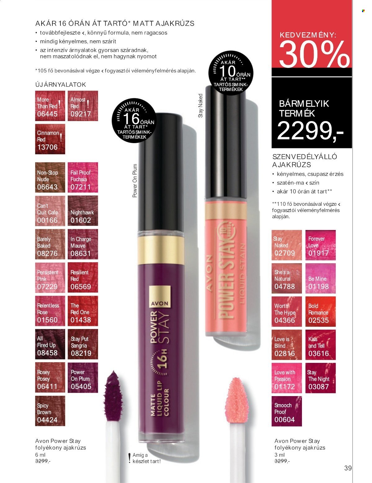 Avon akciós újság érvényes:  - 2025.05.01 - 2025.05.31. 39. oldal