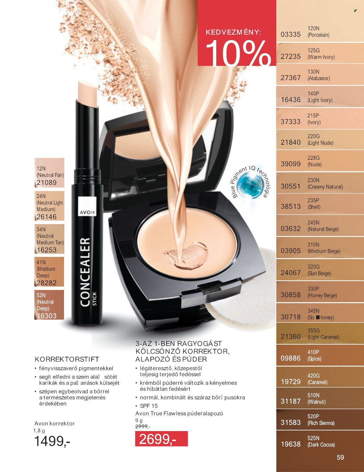 Avon akciós újság érvényes:  - 2025.05.01 - 2025.05.31. 59. oldal
