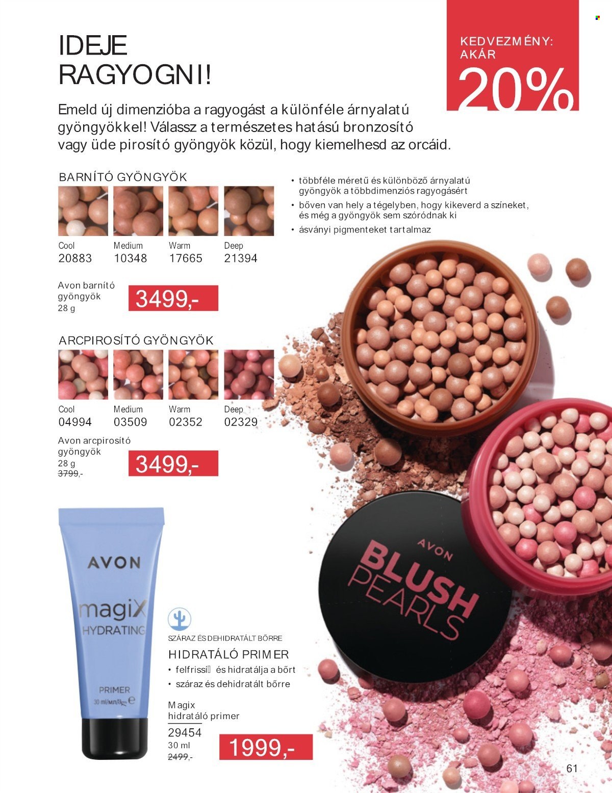 Avon akciós újság érvényes:  - 2025.05.01 - 2025.05.31. 61. oldal