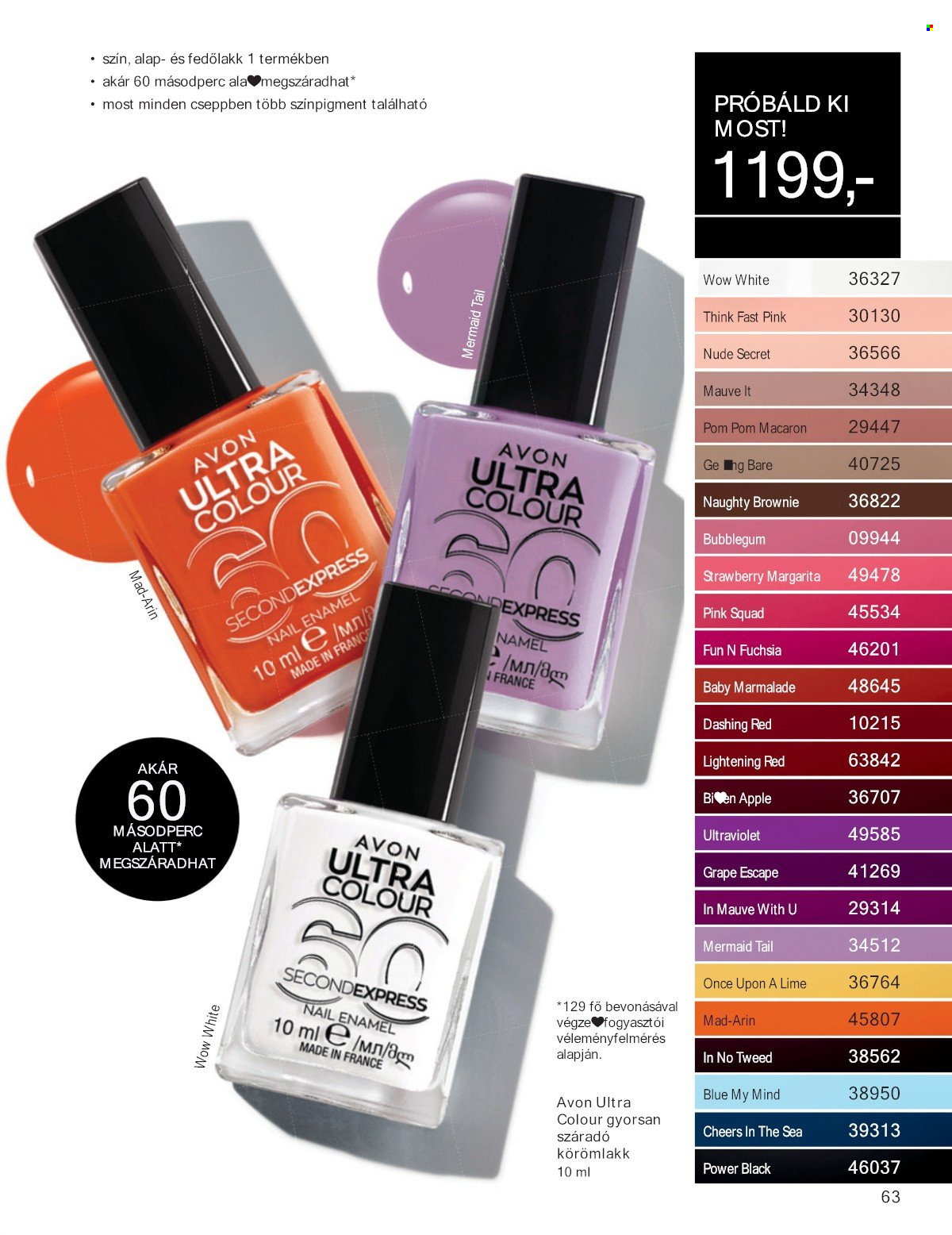 Avon akciós újság érvényes:  - 2025.05.01 - 2025.05.31. 63. oldal